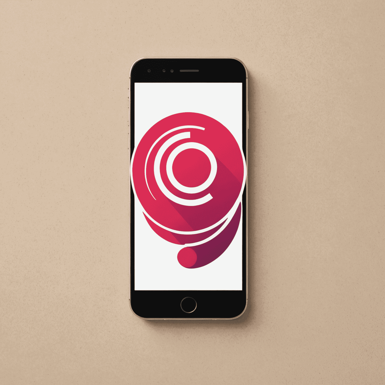 MobiSadi logo featuring a stylized mobile phone icon with red and pink accents