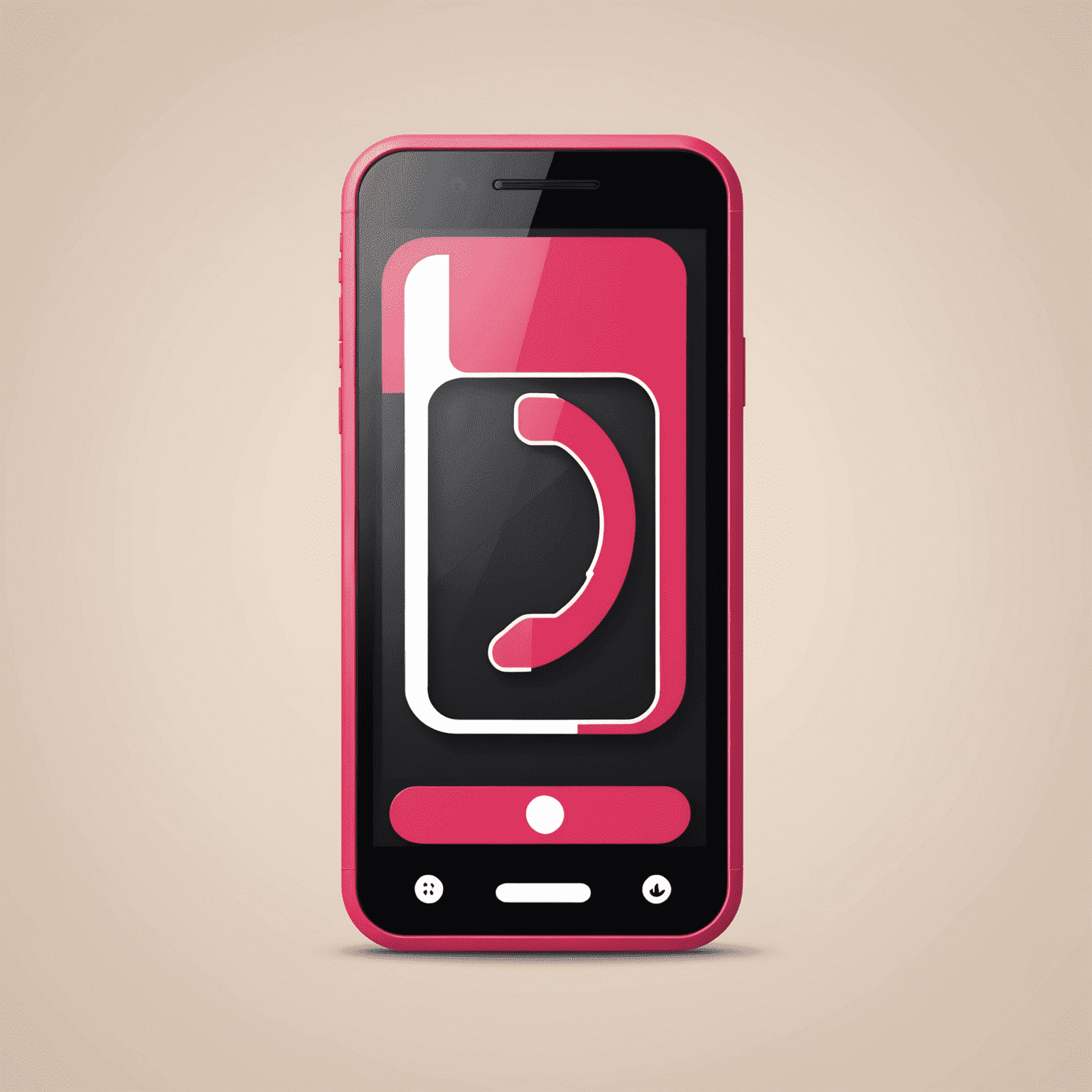 MobiSadi logo featuring a stylized mobile phone icon with red and pink accents