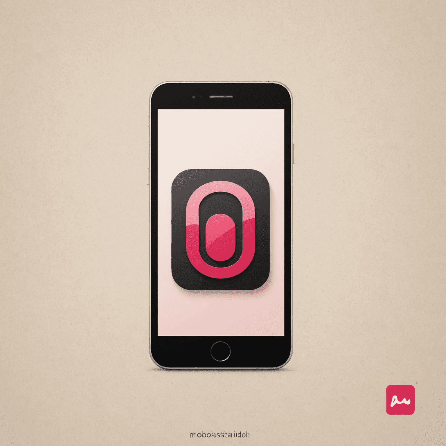 MobiSadi logo featuring a stylized mobile phone icon with red and pink accents